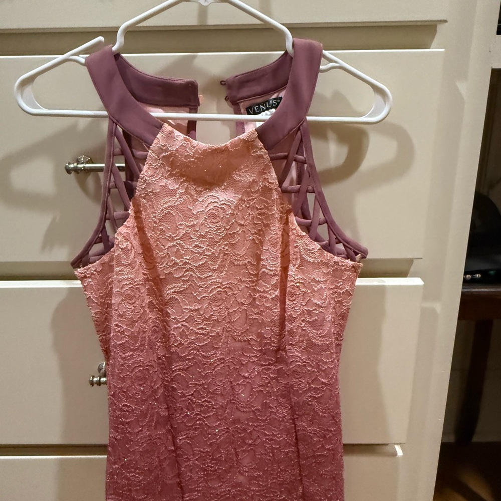 VENUS Blush Pink Lace Top